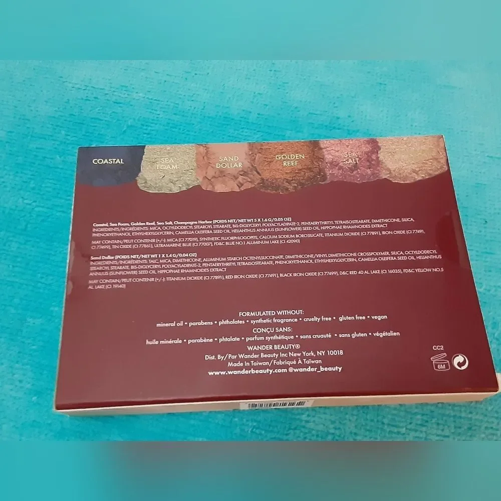 NEW Wander Beauty Wanderess Seascape Eyeshadow Palette